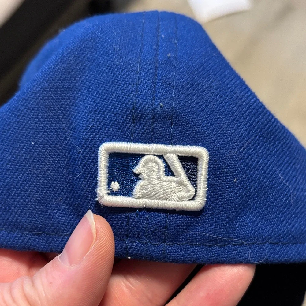 Blue Baseball Cap with Bird Logo - Picture 2 of 4